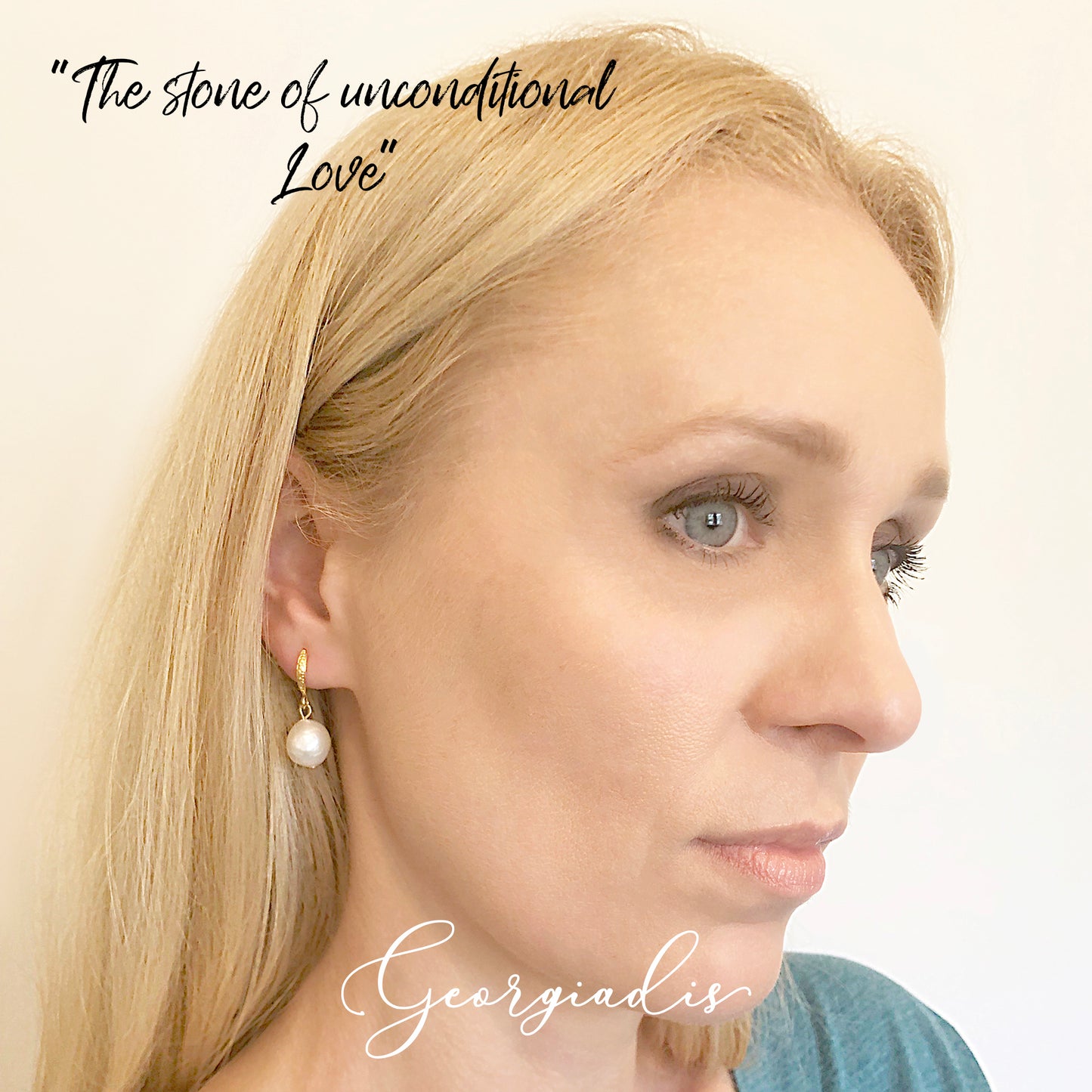 Genuine Baroque Freshwater Pearl Drop Earrings, featuring Grade A, High Lustre White Pearls and 18K Gold Plated, Wealth, Prosperity, Intuition.