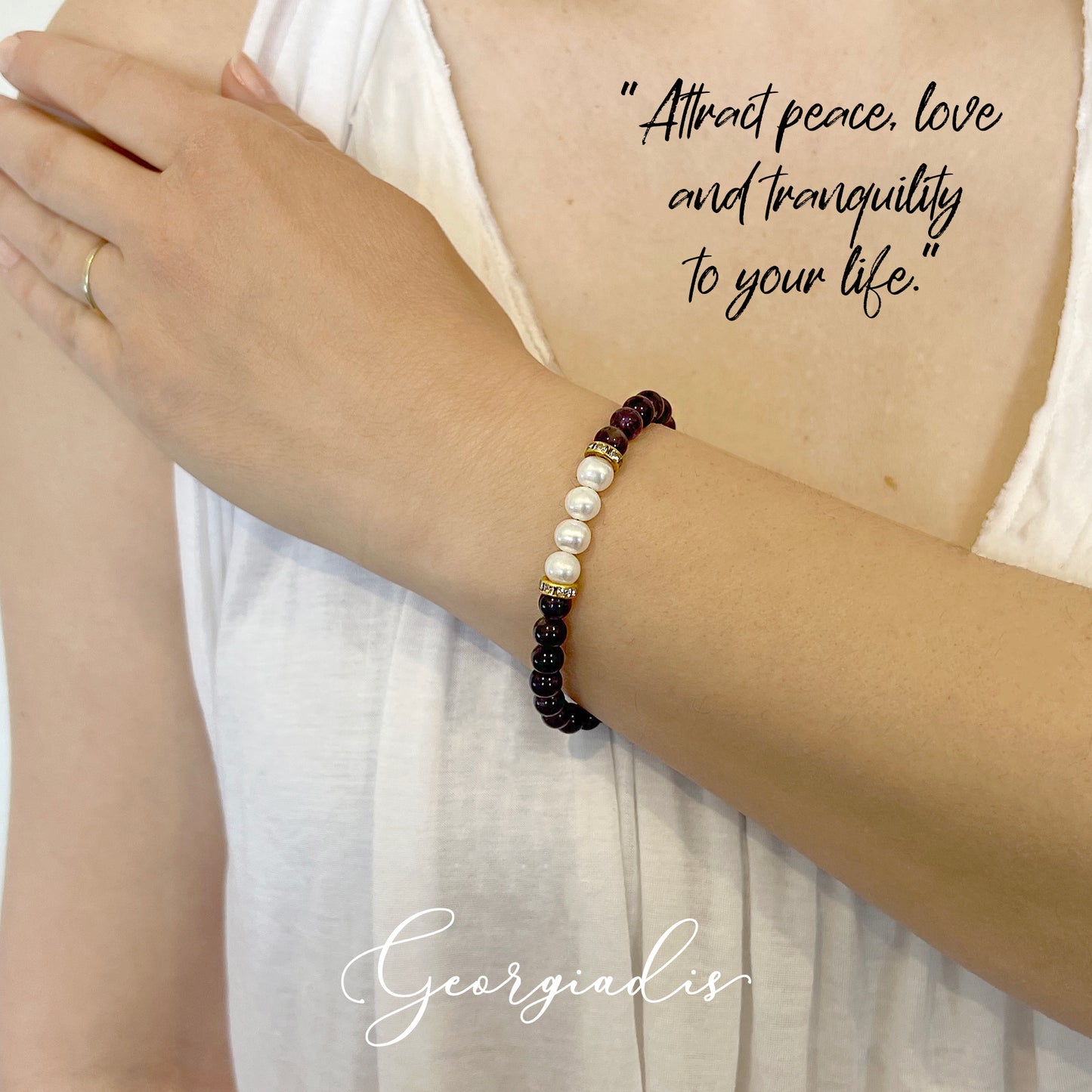 Real Freshwater Pearls & Genuine 6mm Bead Amethyst Gemstone Bracelet, 18K Gold Plating, Grade A Pearls, Healing, Spiritual, Awareness, Calming.