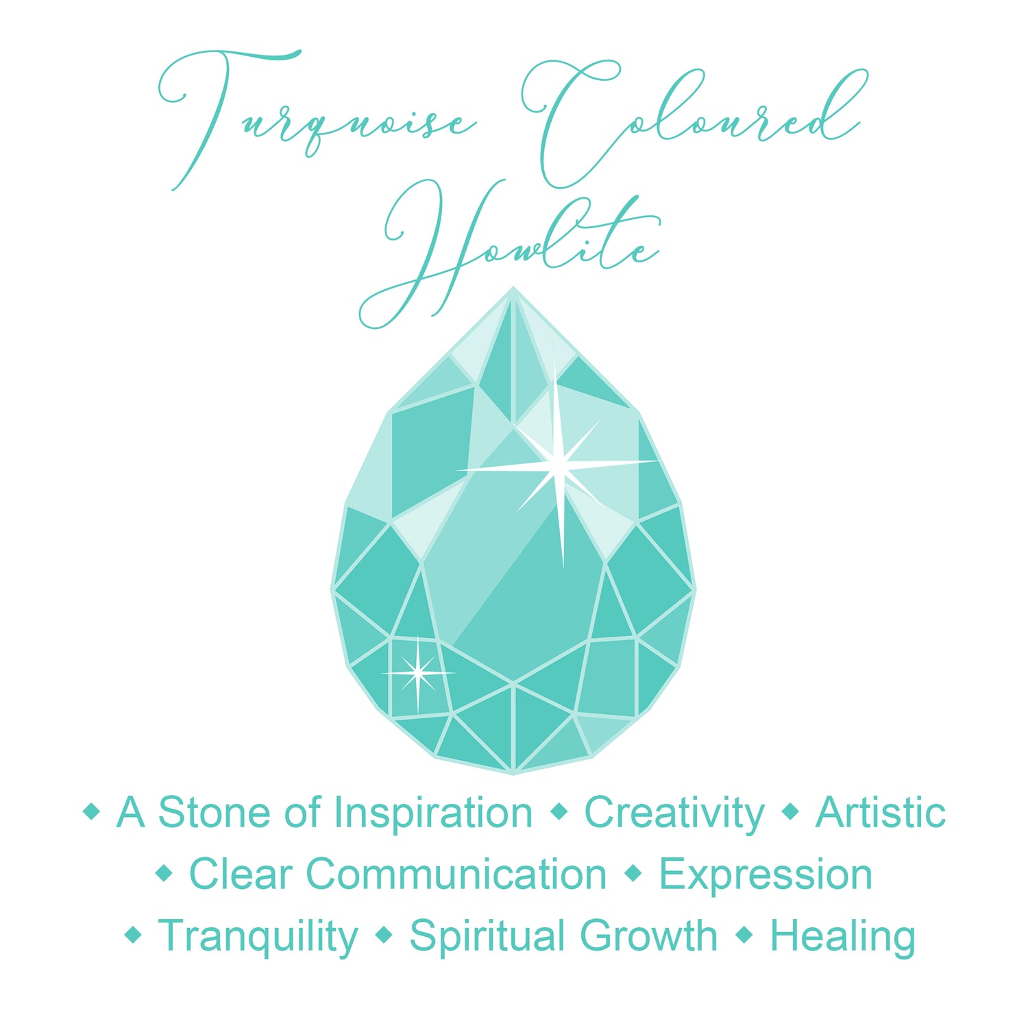 Turquoise Coloured Howlite